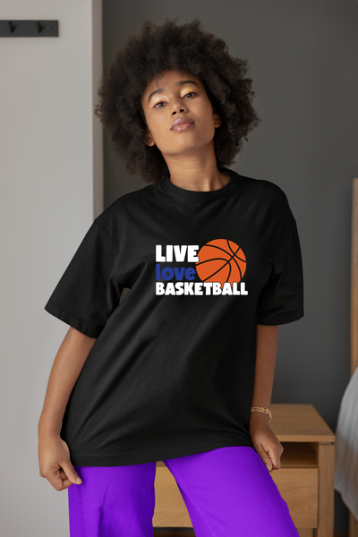 Unisex Live Love Basketball T-Shirt