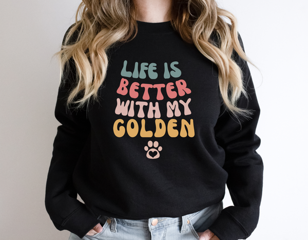 Golden Retriever Mom Sweatshirt, Golden Retriever Shirt, Dog Mom Shirt, Golden Retriever Mom, Golden Retriever Mom Tee, Golden Retriever Gifts