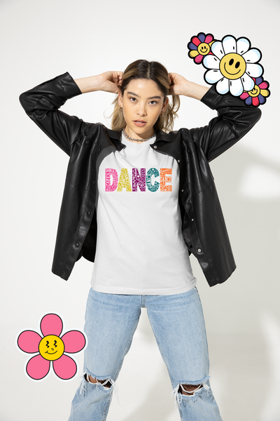 Dance Grapic Multicolor T-Shirt